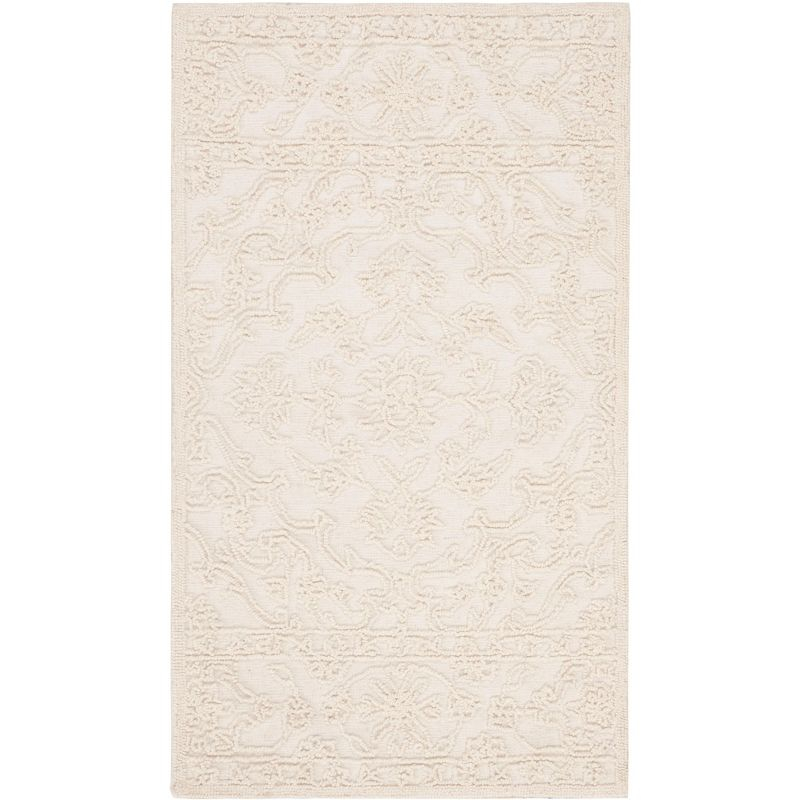 Trace TRC102 Hand Tufted Indoor Accent Rug - Ivory - 2'x3' - Safavieh