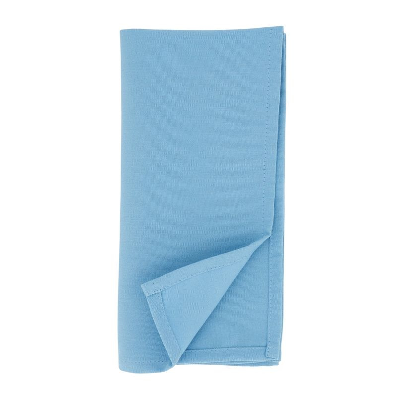 Saro Lifestyle Everyday Cloth Table Napkins (Set of 12), Aqua, 20" x 20"