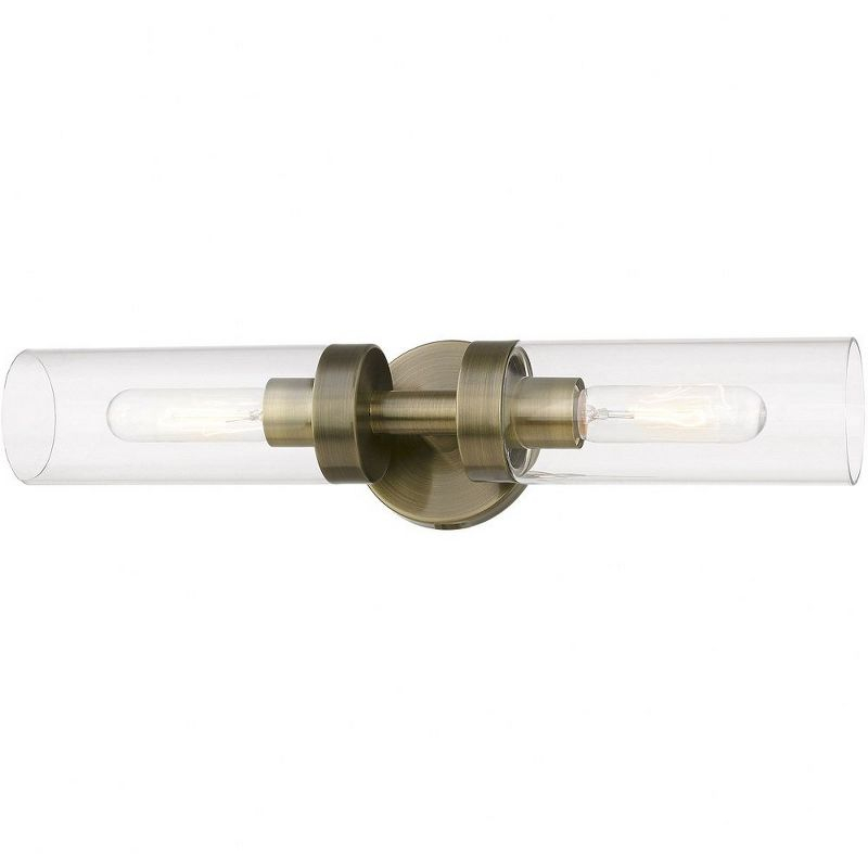 Livex Lighting Ludlow 2 - Light Vanity in  Antique Brass