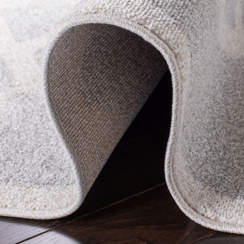 Amherst AMT421 Power Loomed Indoor Area Rug - Light Grey/Beige - 4'x6' - Safavieh