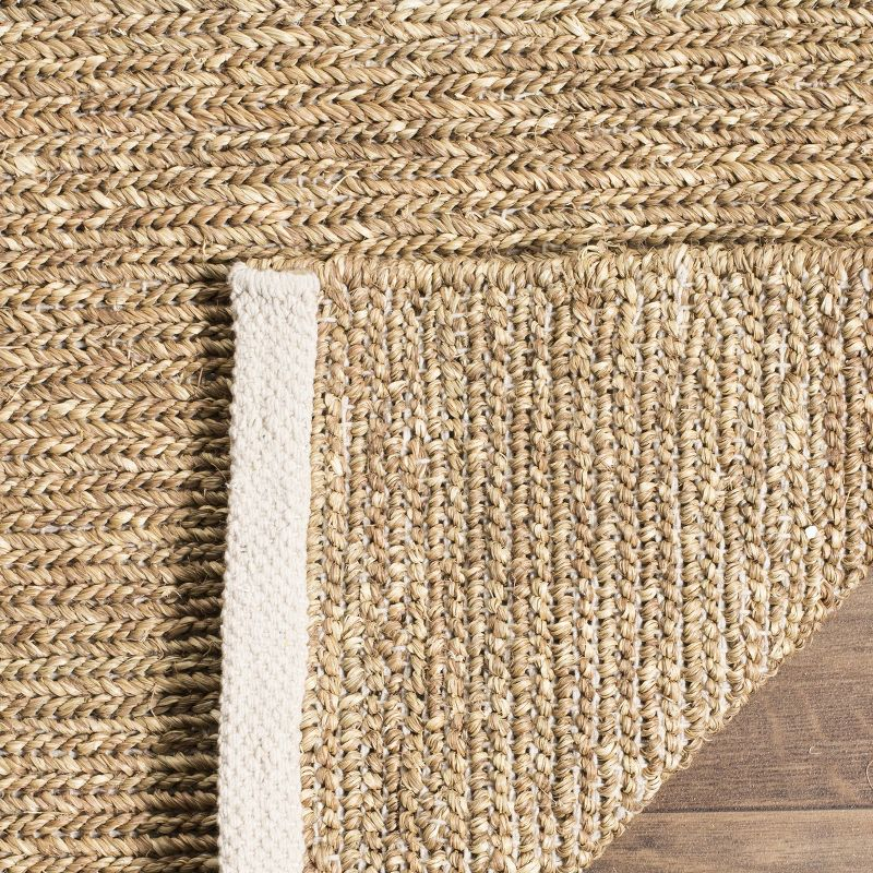 Natural Fiber NF510 Hand Woven Indoor Area Rug - Natural - 6'x6' - Safavieh.