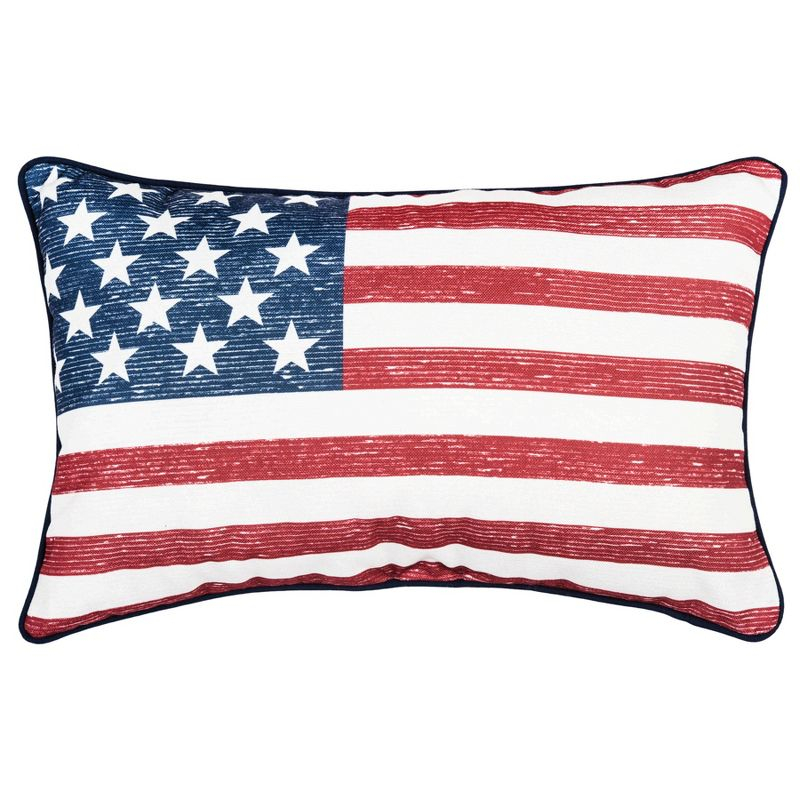 C&F Home Flag Throw Pillow