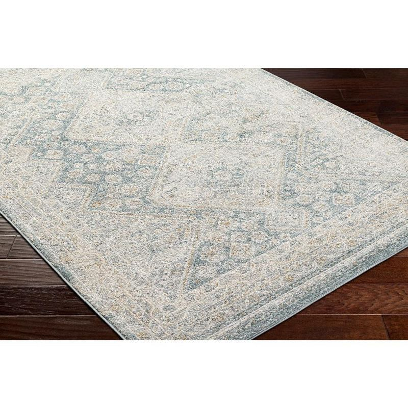 Livabliss Alpharetta 5'3"x7' Rectangle Woven Indoor Area Rugs Medium Gray/Beige