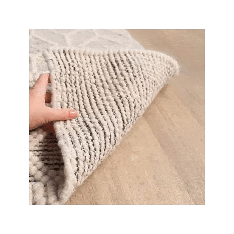 Hauteloom Rectangle Area Rug   White