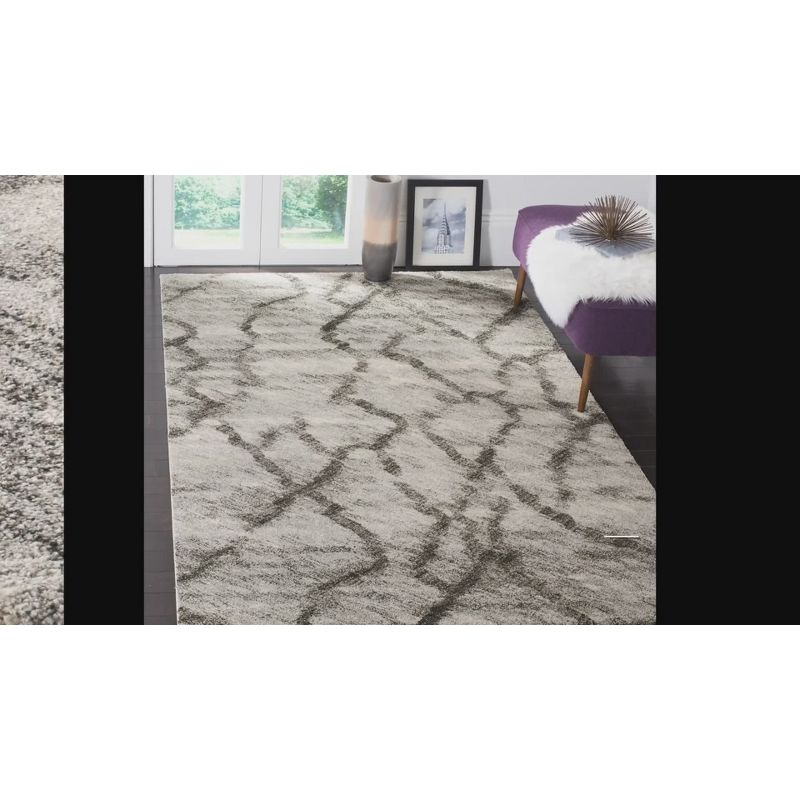 Retro RET2144 Power Loomed Indoor Area Rug - Blue/Dark Blue - 10'x14' - Safavieh.