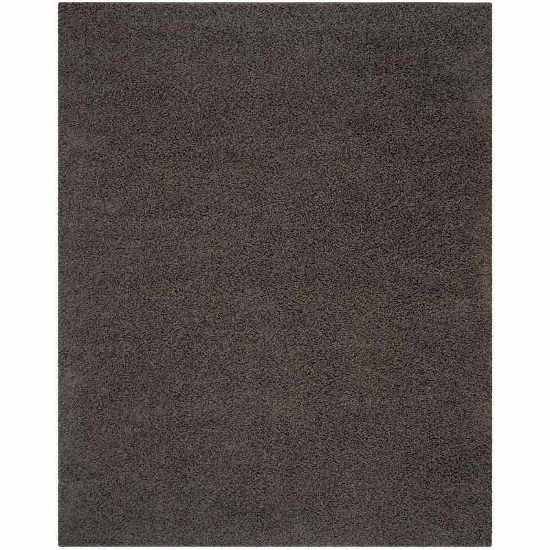 Athens Shag SGA119 Power Loomed Indoor Area Rug - Dark Grey - 9'x12' - Safavieh