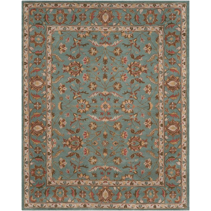Heritage HG969 Handmade Area Rug - 7'6"x9'6" - Blue/Blue - Safavieh