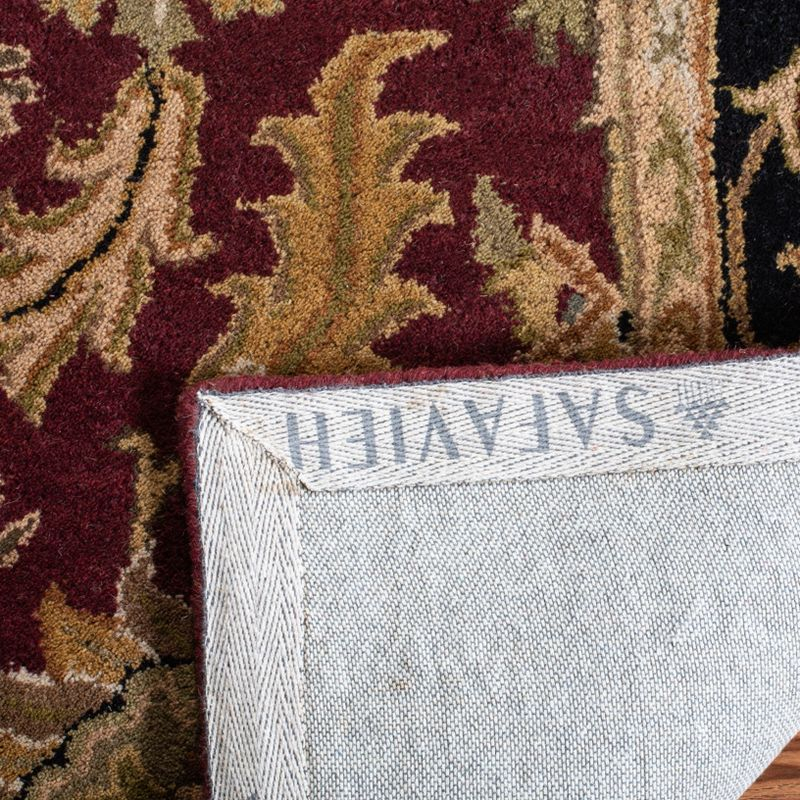 Heritage HG628 Hand Tufted Runner Rug - Red/Black - 2'3"x12' - Safavieh.
