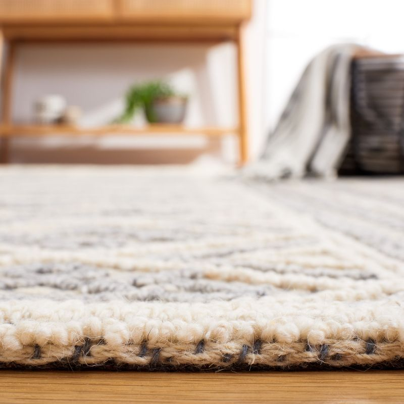 Trace TRC229 Hand Tufted Area Rug - Grey/Beige - 8'x10' - Safavieh.