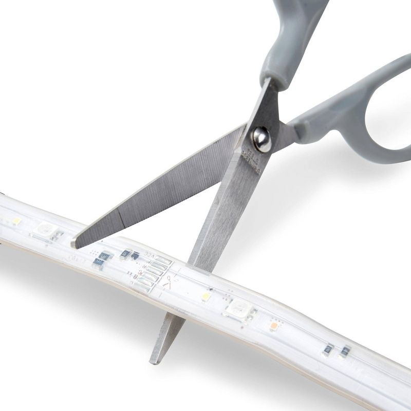 Philips Hue White and Color Ambiance Bluetooth Enabled Lightstrip Base Kit: LED, Indoor, Multicolored, Electric, 80" Length