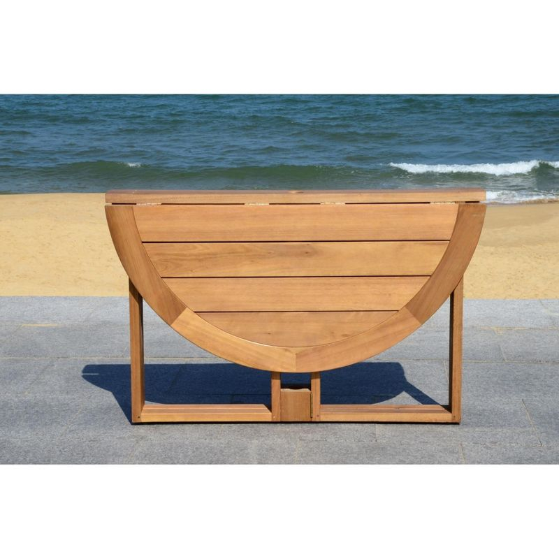 Wales Round Dining Table - Indoor/Outdoor - PAT7036 - Natural - Safavieh