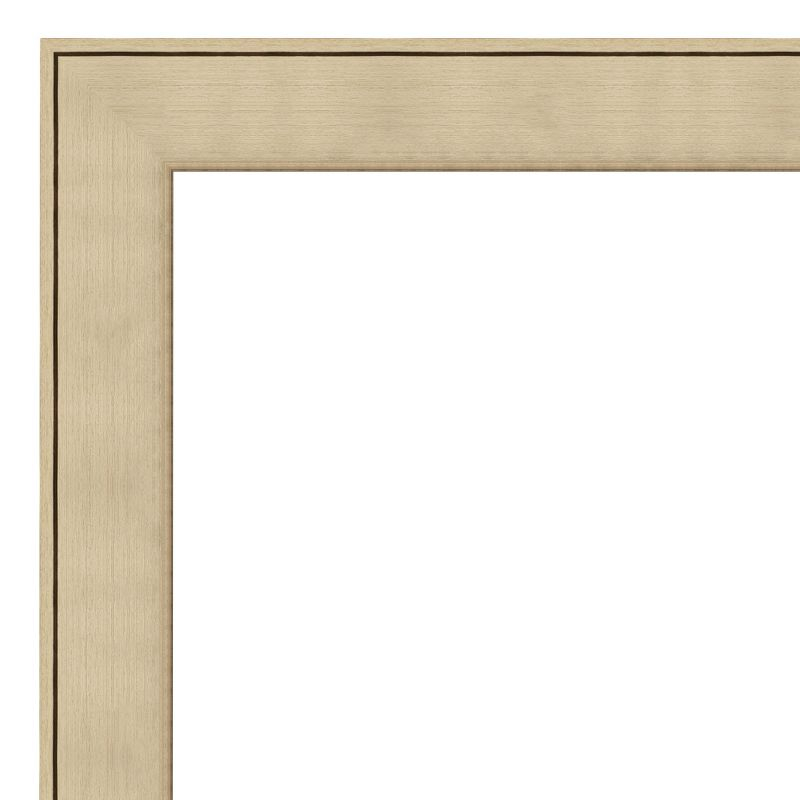 Amanti Art Classic Honey Silver Beveled Wall Mirror 26 x 32 in.