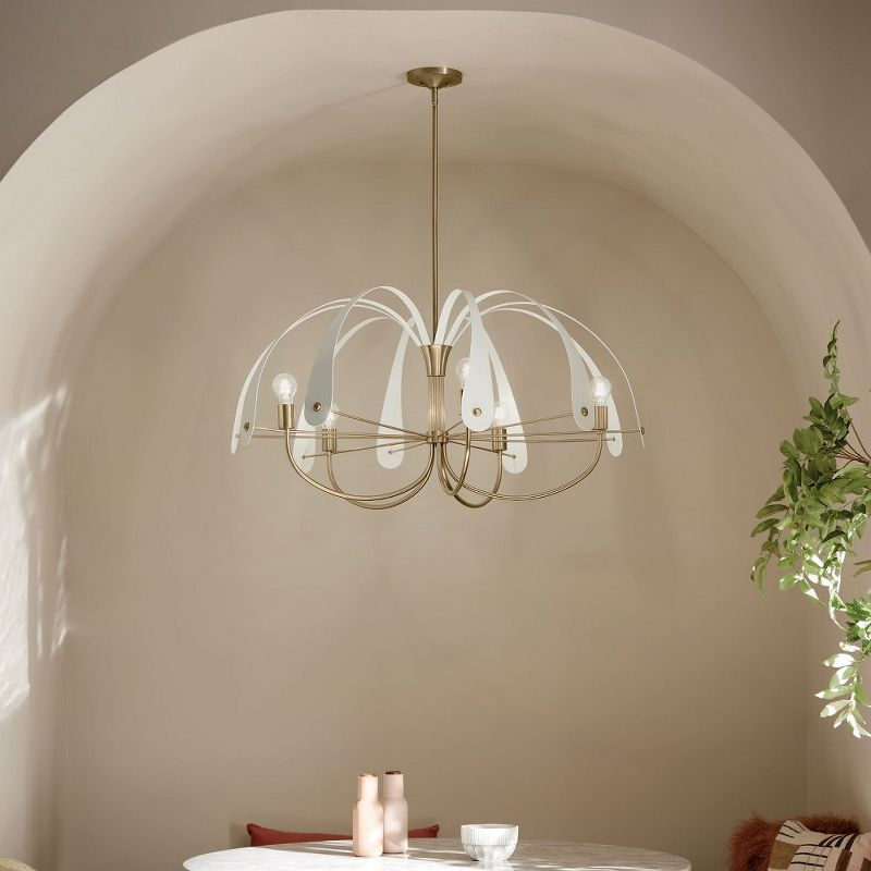 Kichler Lighting Petal 5 - Light Chandelier in  Champagne Bronze