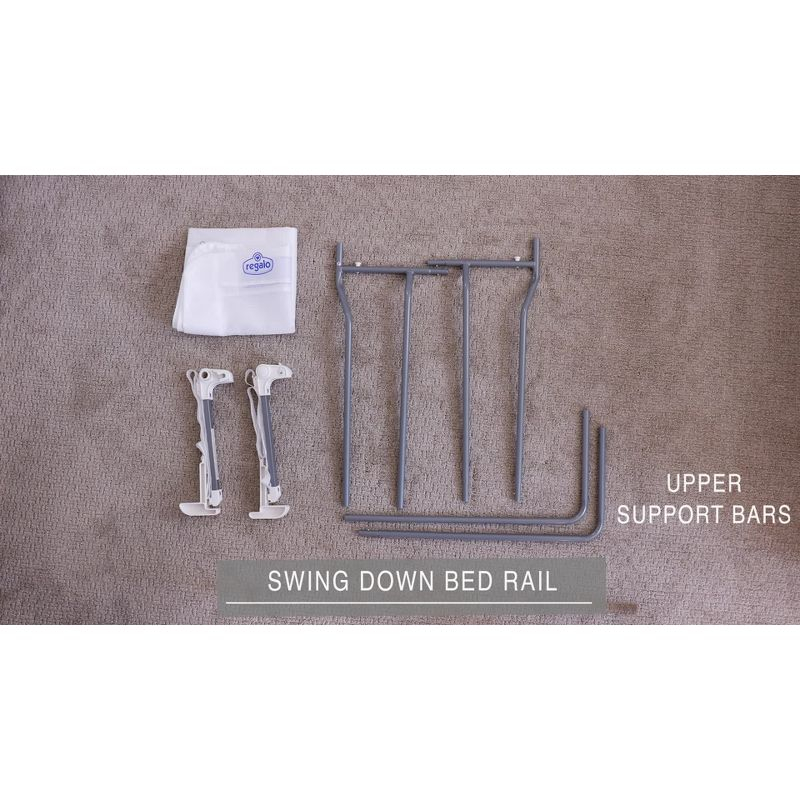 Regalo Guardian Swing Down Bedrail -  White