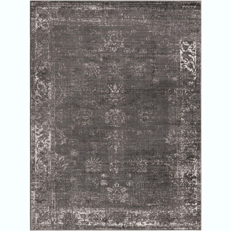 Unique Loom 9' 0 x 12' 0 Sofia Casino Dark Gray Area Rug