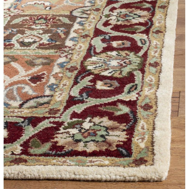 Heritage HG925 Hand Tufted Area Rug - Multi/Red - 4'x6' - Safavieh.