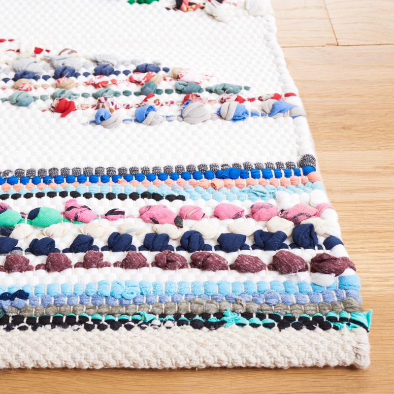 Montauk MTK815 Hand Woven Runner Rug - Ivory/Blue - 2'3"x9' - Safavieh.