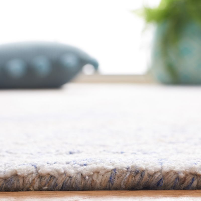 Abstract ABT212 Handmade Tufted Area Rug - Blue/Grey - 5'-0" x 8'-0" - Safavieh