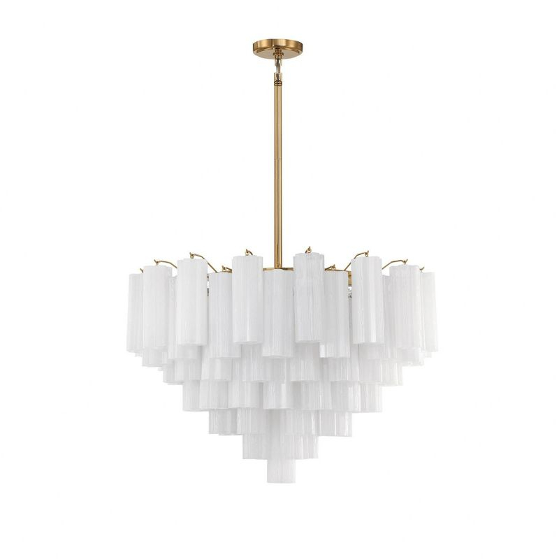 Crystorama Lighting Addis 16 - Light Chandelier in  Aged Brass