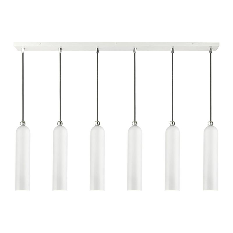 Livex Lighting Ardmore 6 - Light Island Pendant Light in  Shiny White