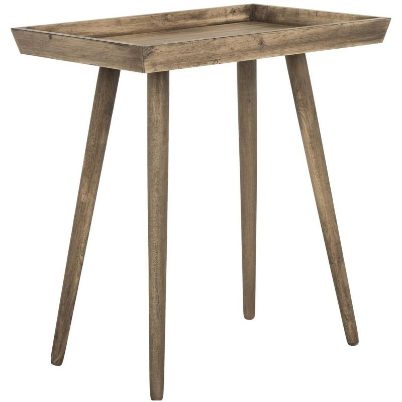 Nonie Tray Accent Table - Light Brown - Safavieh.