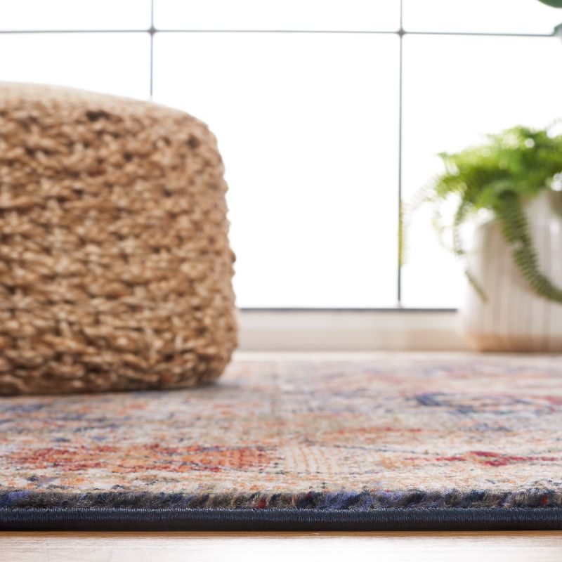 Vintage Persian VTP645 Power Loomed Area Rug - Cream/Rust - 5'3"x7'7" - Safavieh.