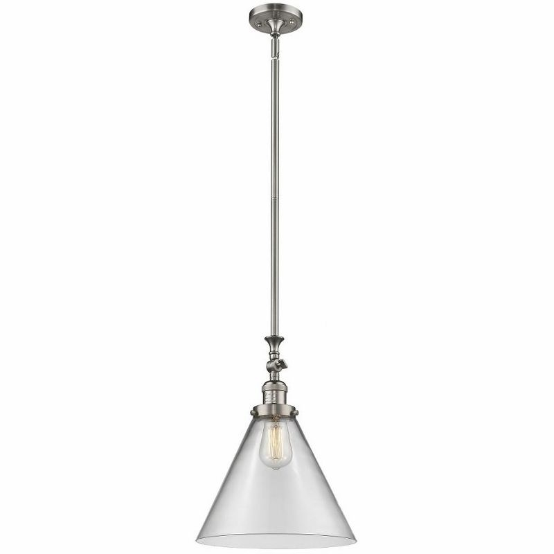 Innovations Lighting Cone 1 - Light Pendant in  Brushed Satin Nickel