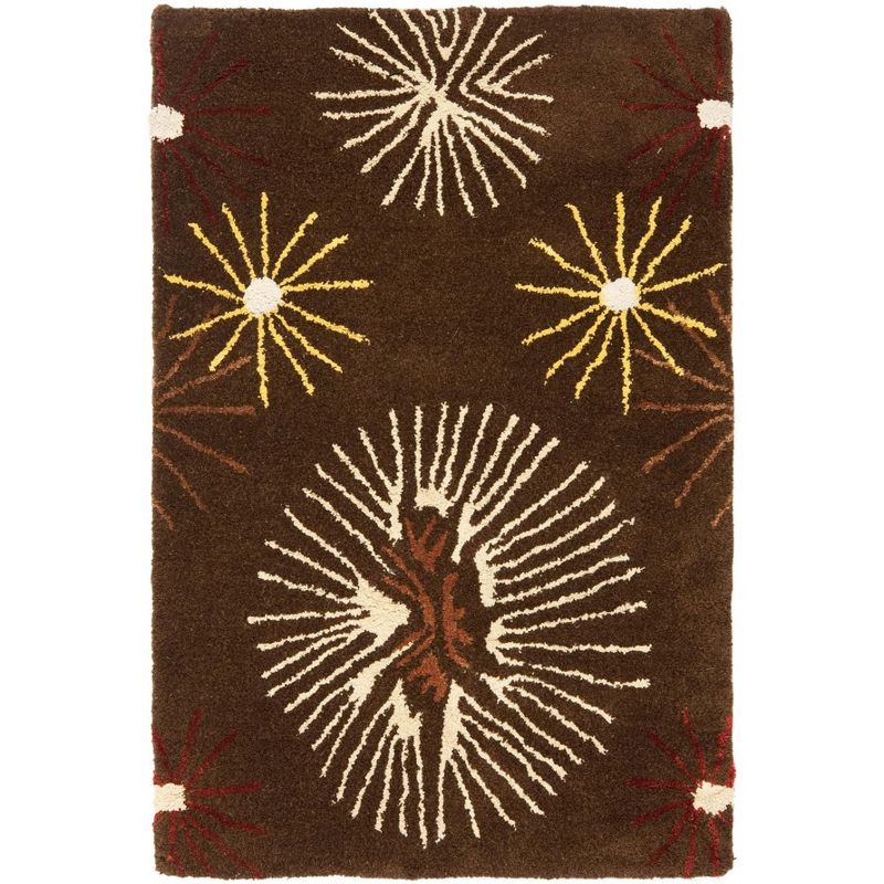 Soho SOH823 Hand Tufted Indoor Accent Rug - Brown/Multi - 2'x3' - Safavieh.