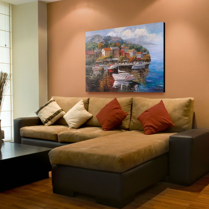 Trademark Fine Art - 24"x32" Joval 'At Sea' Canvas Art