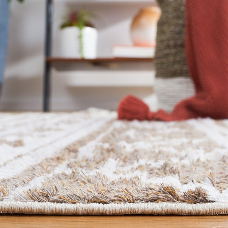 Augustine AGT847 Machine Made Indoor Area Rug - Taupe/Ivory - 9'x12' - Safavieh