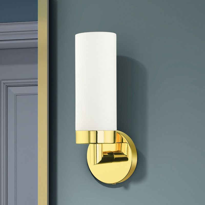 Livex Lighting Aero 1 - Light Sconce in  Polished Brass