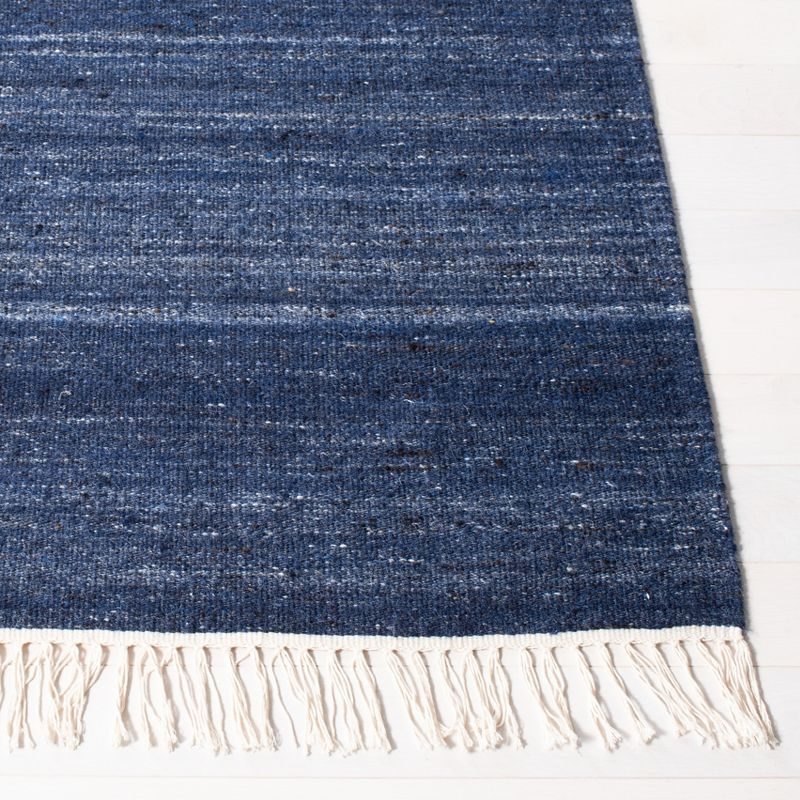 Kilim KLM551 Hand Loomed Area Rug - Navy/Blue - 5'x8' - Safavieh.