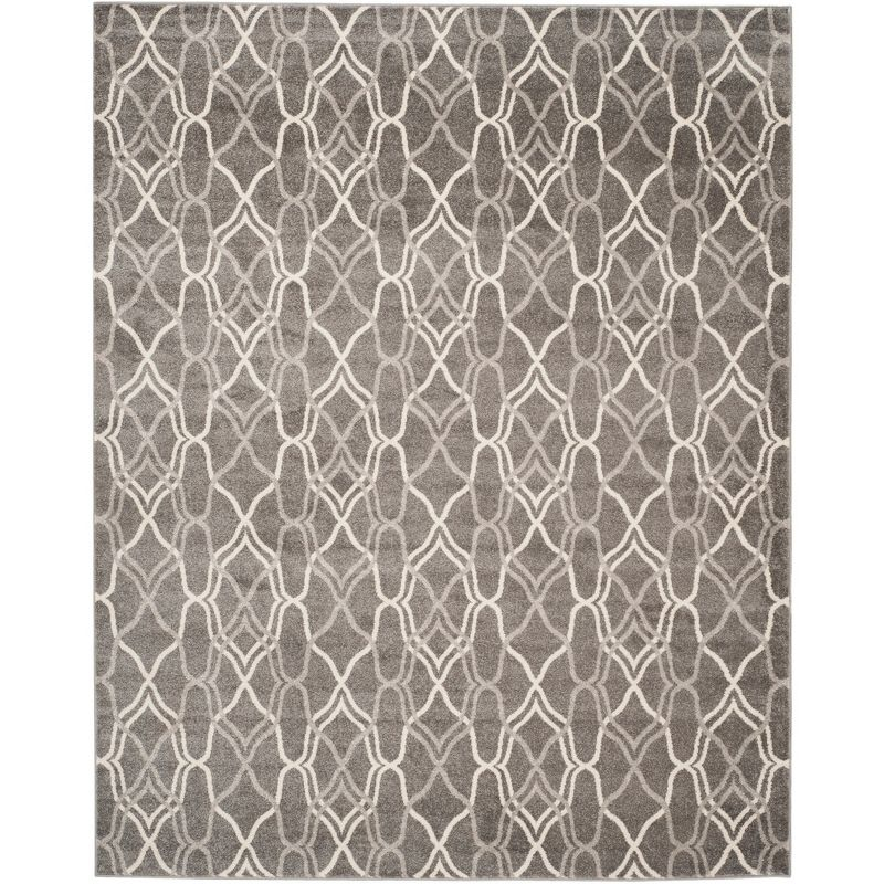 Amherst AMT417 Power Loomed Area Rug - Grey/Light Grey - 8'x10' - Safavieh.