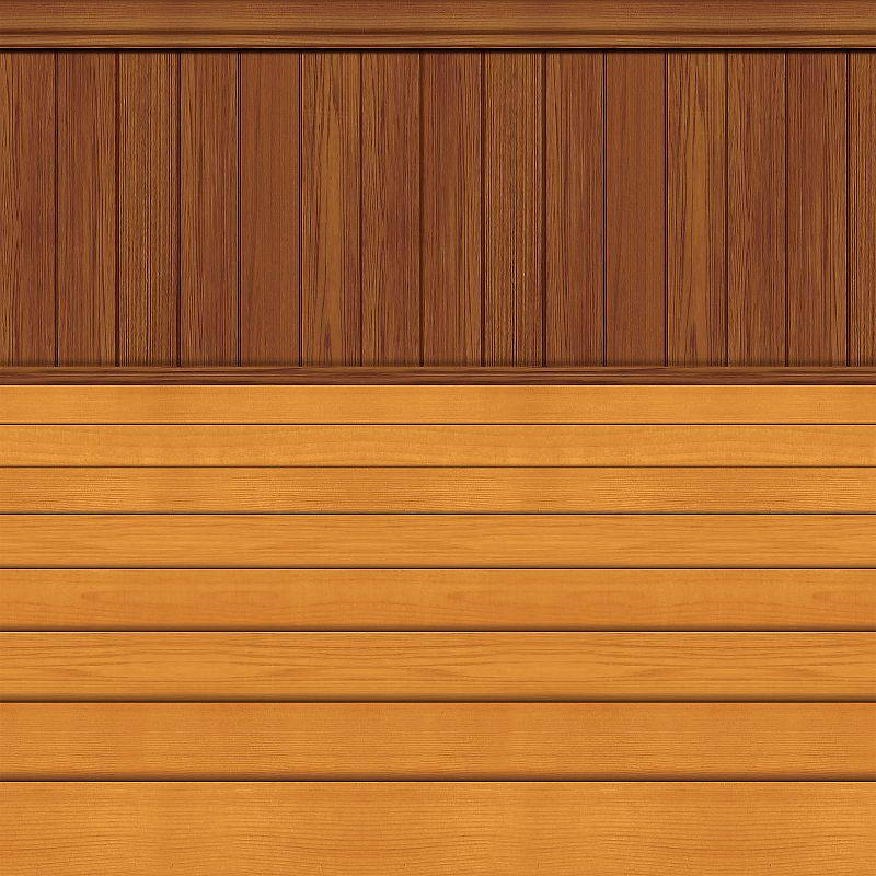 Beistle Insta-Theme Wood-Look Floor/Wainscoting Backdrop - 4 ft x 30 ft - Brown