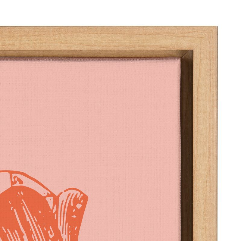 Red Barrel Studio® " Tulip In Pink And Orange " by Apricot + Birch (Beth Vassalo) Painting Print