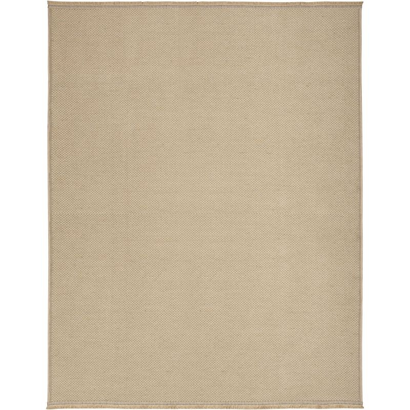 Nourison Washable Jute 7'10" x 9'10" Natural Modern Indoor Rug