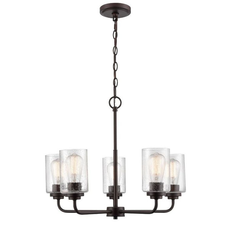 Millennium Lighting Moven 5 - Light Chandelier in  Rubbed Bronze
