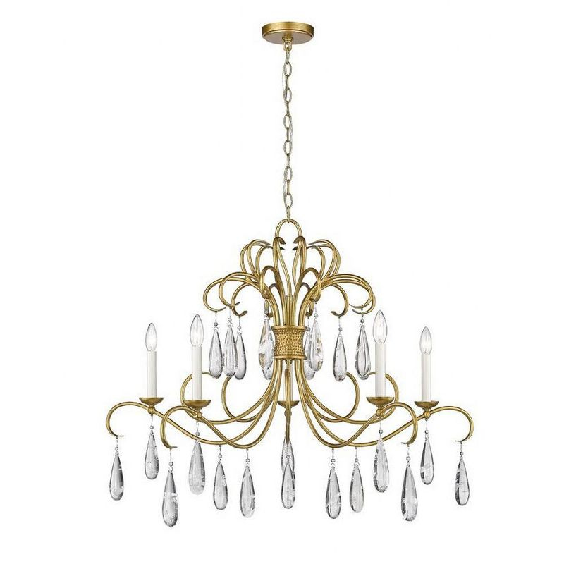 Z-Lite Amara 5 - Light Chandelier in  Gilded Gold
