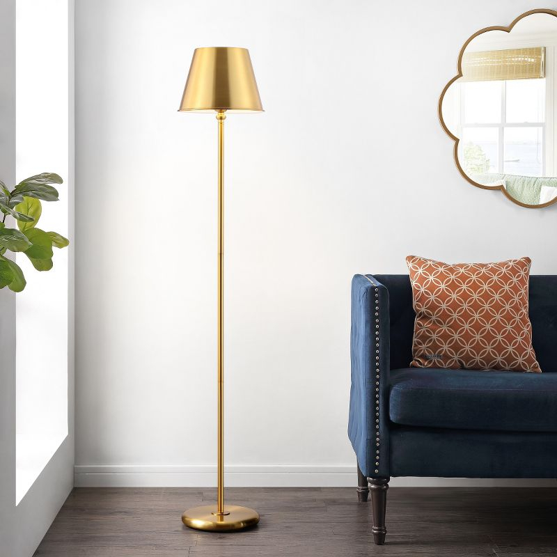 Asher 60" Floor Lamp - FLL4094 - Brass - Safavieh