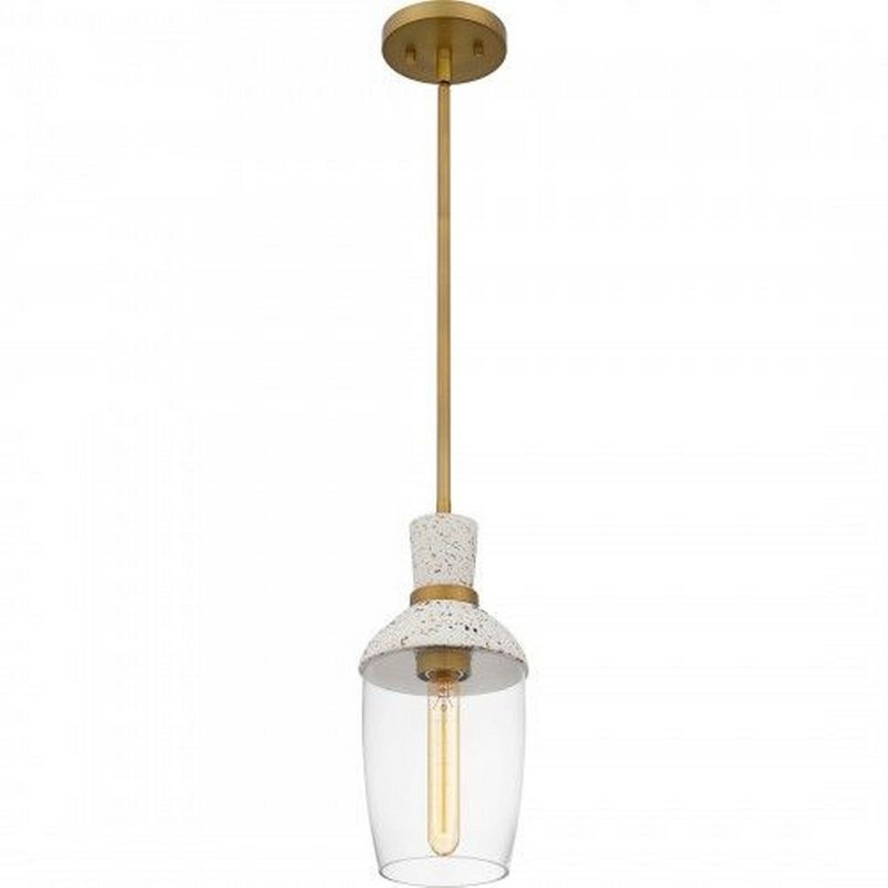Quoizel Lighting 1 - Light Pendant in  Aged Brass