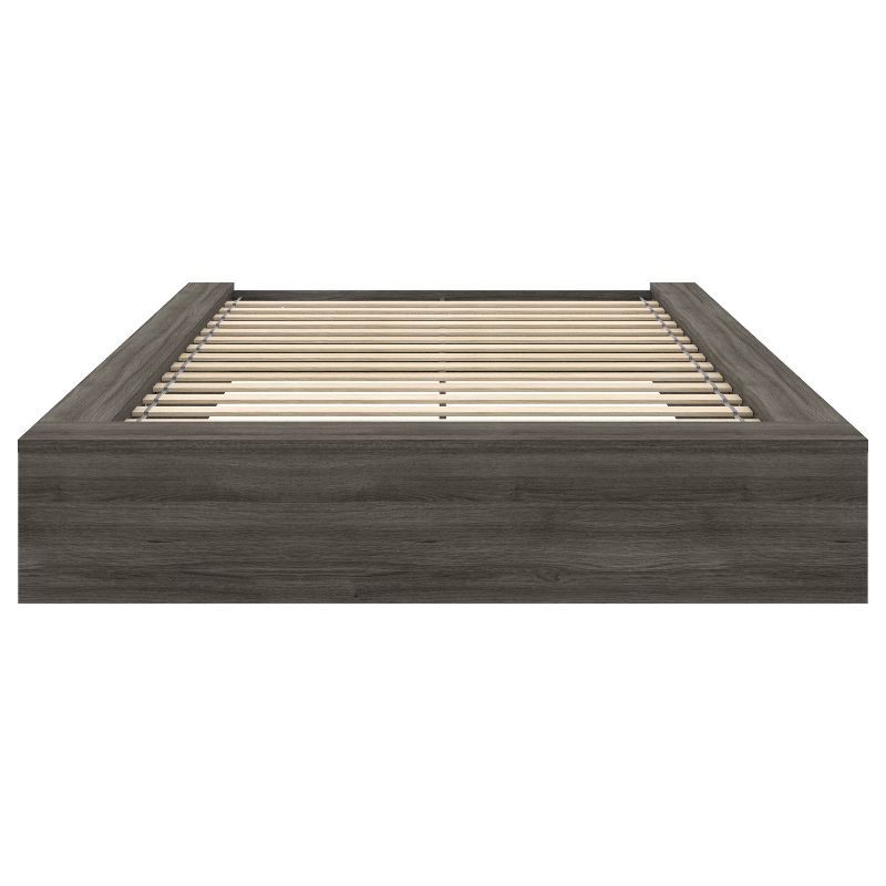 Nexera Full James Platform Bed Gray