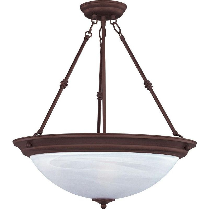 Maxim Lighting Essentials - 584x 3 - Light Pendant in  Oil Rubbed Bronze