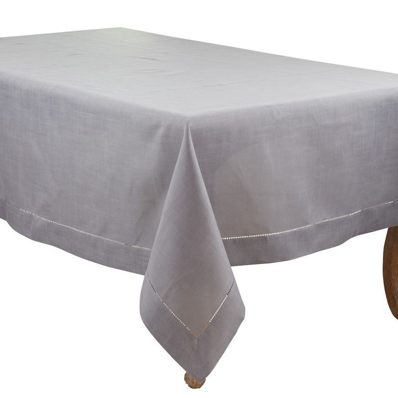 Saro Rochester Collection Solid Color Square Tablecloth