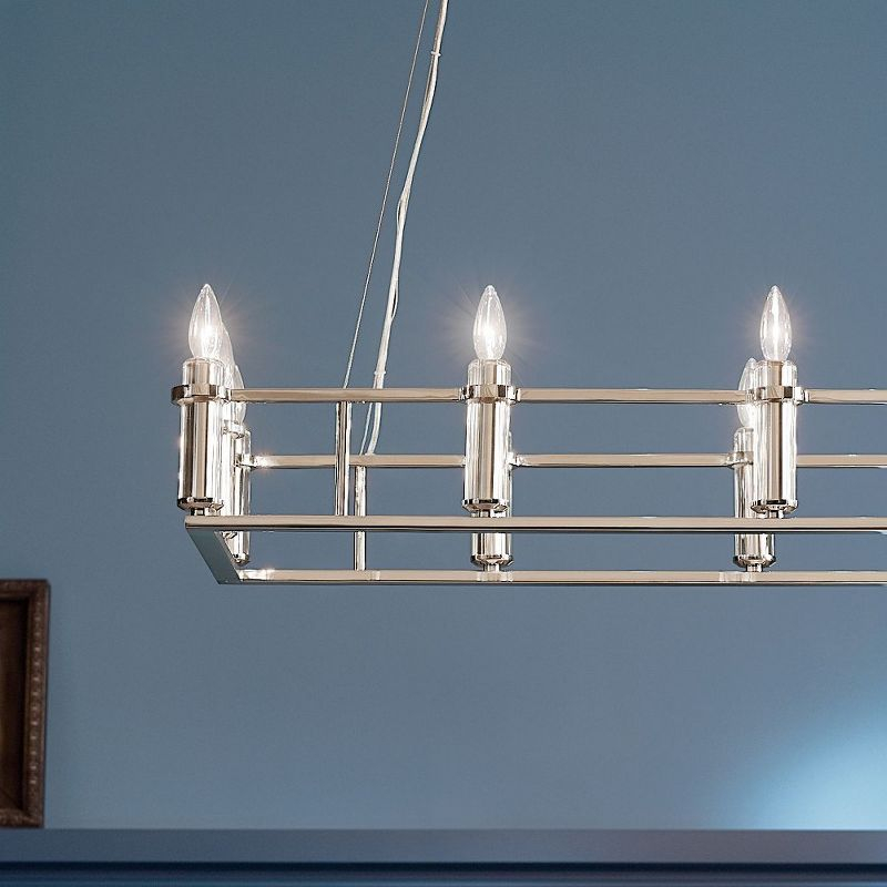 Kichler Lighting Rosalind 12 - Light Chandelier in  Polished Nickel