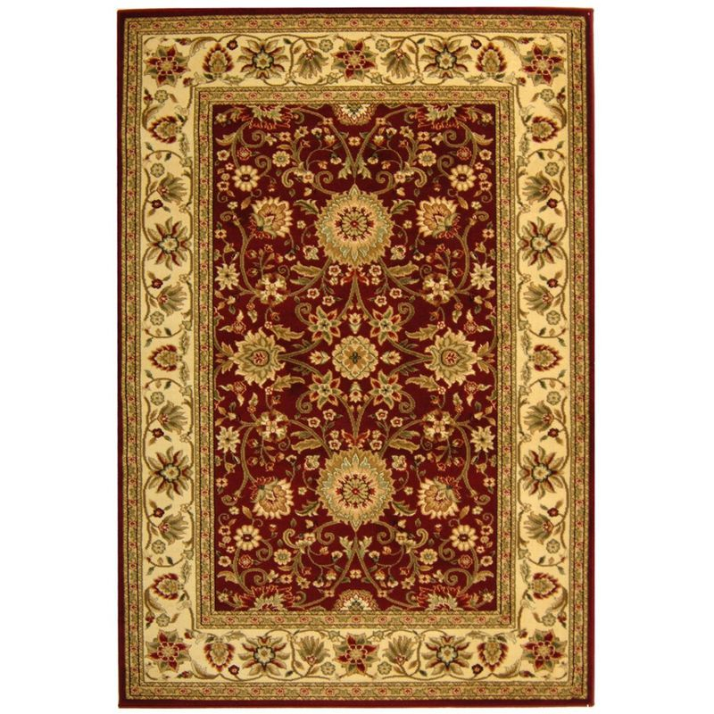 Lyndhurst LNH212 Power Loomed Area Rug - Red/Ivory - 8'x10' - Safavieh