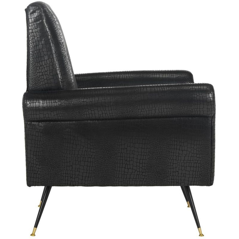 Mira Accent Chair - FOX6285 - Black - Safavieh