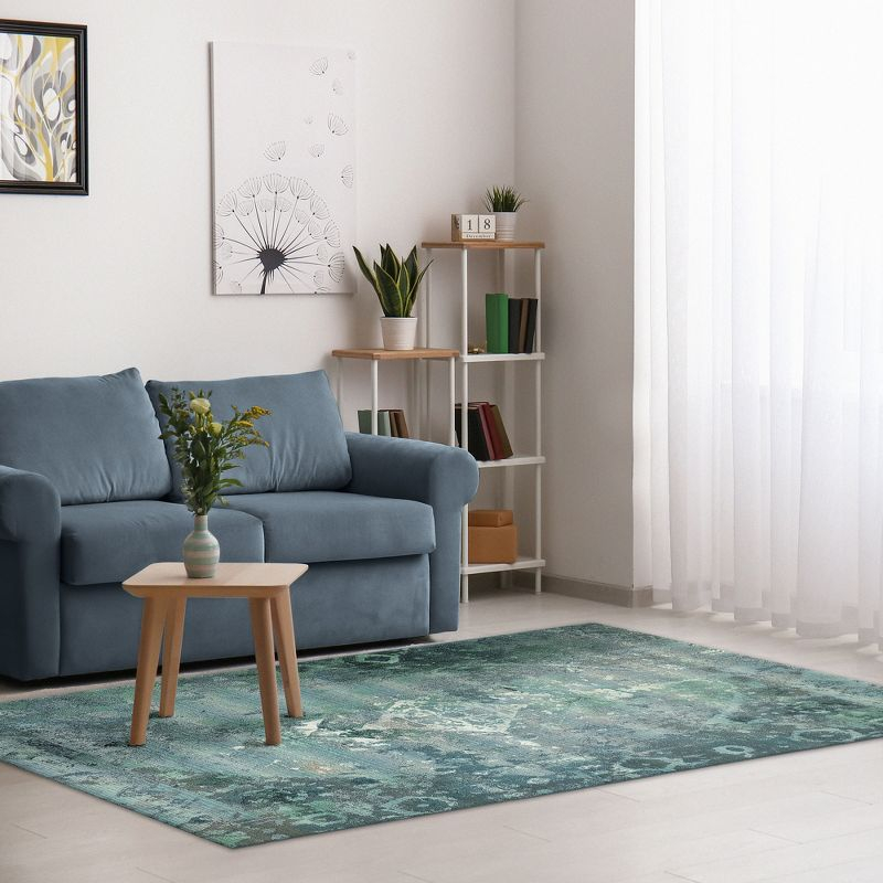 Liora Manne Marina Kermin Indoor/Outdoor Rug Blue 3'3" x 4'11"
