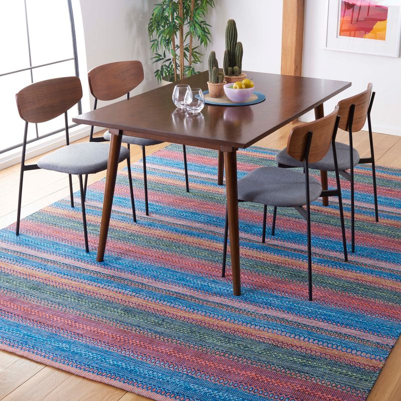 Kilim KLM475 Hand Woven Area Rug - Orange/Green - 8'x10' - Safavieh.