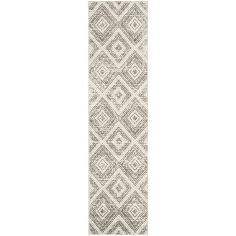 Skyler SKY120 Power Loomed Indoor Runner Rug - Grey/Ivory - 2'x14' - Safavieh