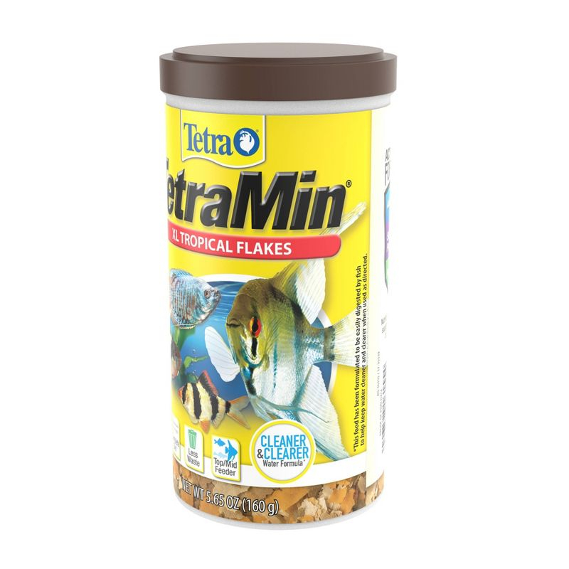 Tetra Tropical Large Flakes Nutritionally Balanced Fish Flavor Dry Fish Food - 5.65oz